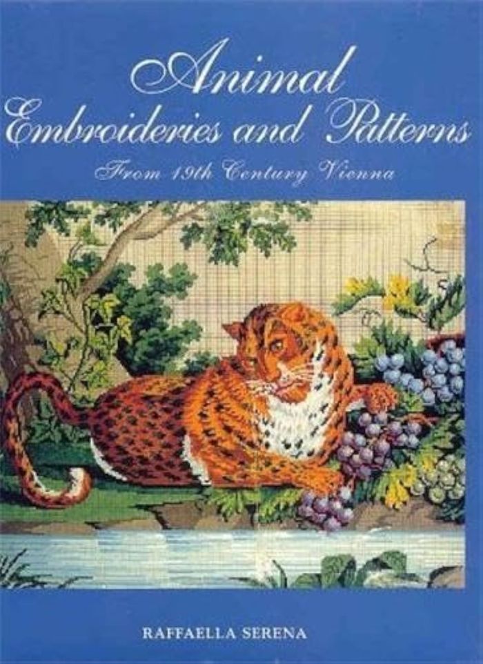 Couverture du livre « ANIMALS EMBROIDERIES AND PATTERNS /ANGLAIS » de Raffaela Serena, librairie Les Contes Infusés à Corte