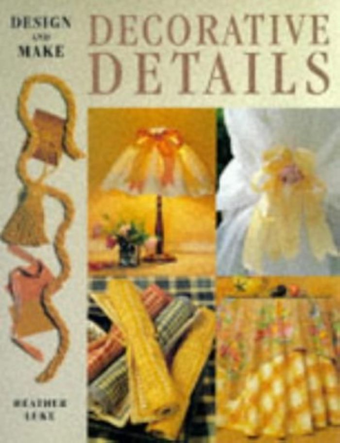 Couverture du livre « DESIGN AND MAKE DECORATIVE DETAILS », librairie Les Contes Infusés à Corte