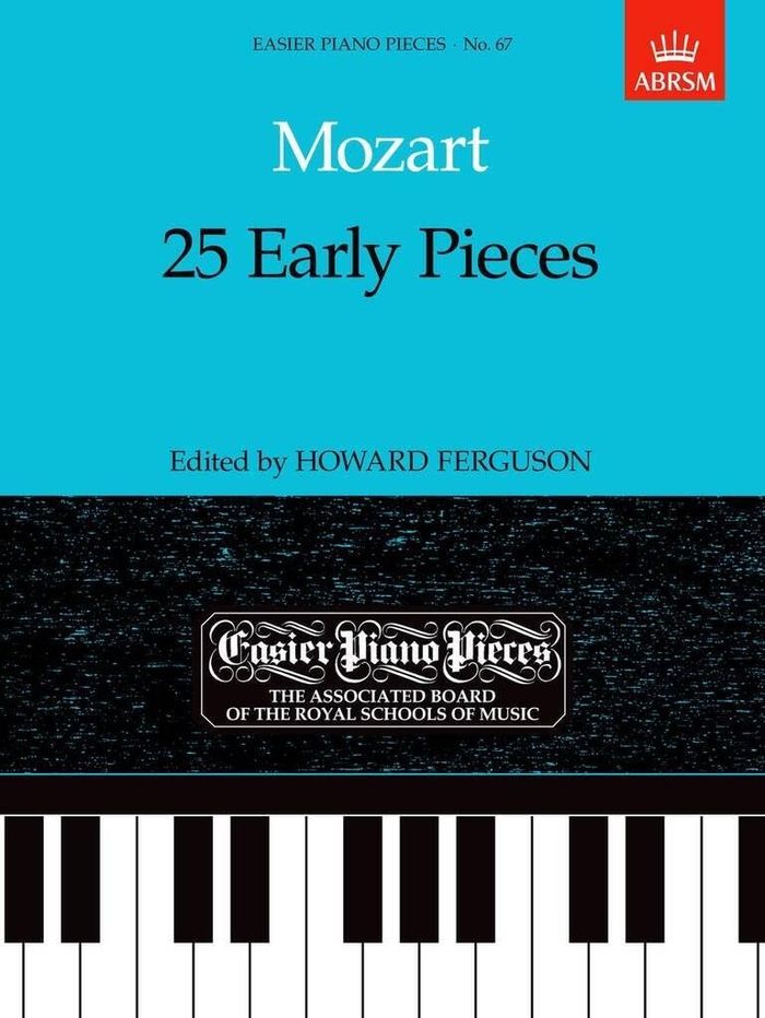 Couverture du livre « W.A. MOZART: 25 EARLY PIECES PIANO » de Mozart, Ama Wolfgang, librairie Les Contes Infusés à Corte