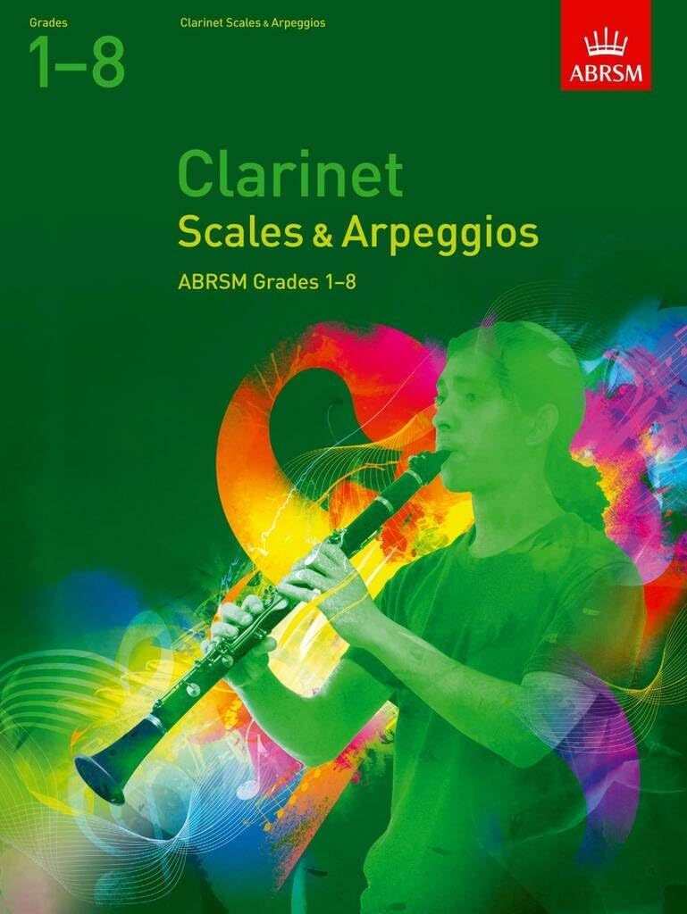 Couverture du livre « ABRSM SCALES AND ARPEGGIOS FOR CLARINET GRADES 1-8 » de Denley, (editor) Ian, librairie Les Contes Infusés à Corte