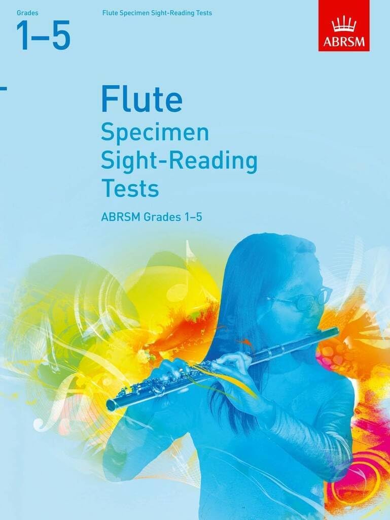 Couverture du livre « ABRSM SPECIMEN SIGHT-READING TESTS FOR FLUTE GRADES 1-5 », librairie Les Contes Infusés à Corte
