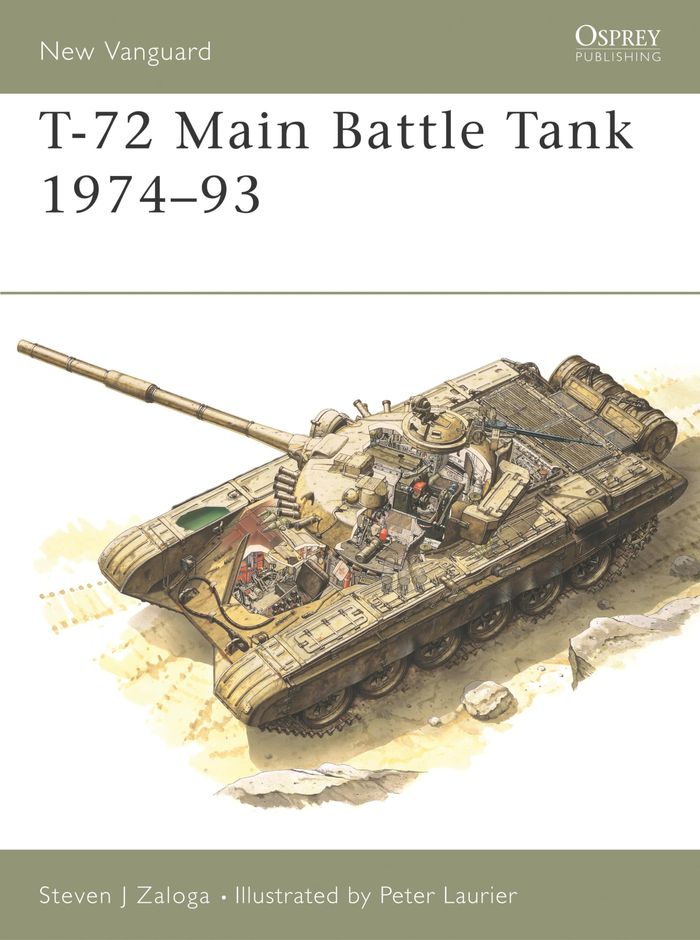 Couverture du livre « NEW VANGUARD - T-72 MAIN BATTLE TANK 197493 » de Zaloga/sarson, librairie Les Contes Infusés à Corte