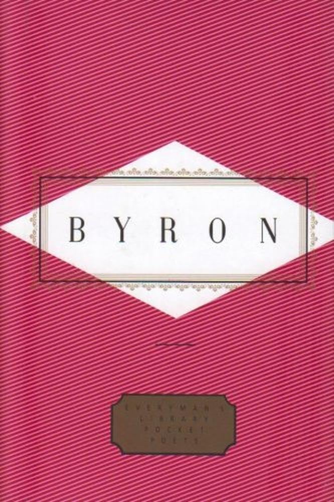 Couverture du livre « EVERYMAN'S LIBRARY POCKET POETS - BYRON POEMS » de Byron George Gordon, librairie Les Contes Infusés à Corte