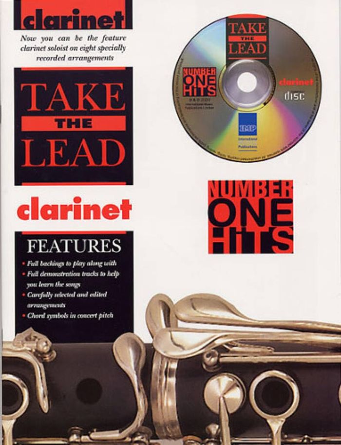 Couverture du livre « TAKE THE LEAD: NUMBER ONE HITS (CLARINET) +CD » de Auteurs Divers, librairie Les Contes Infusés à Corte