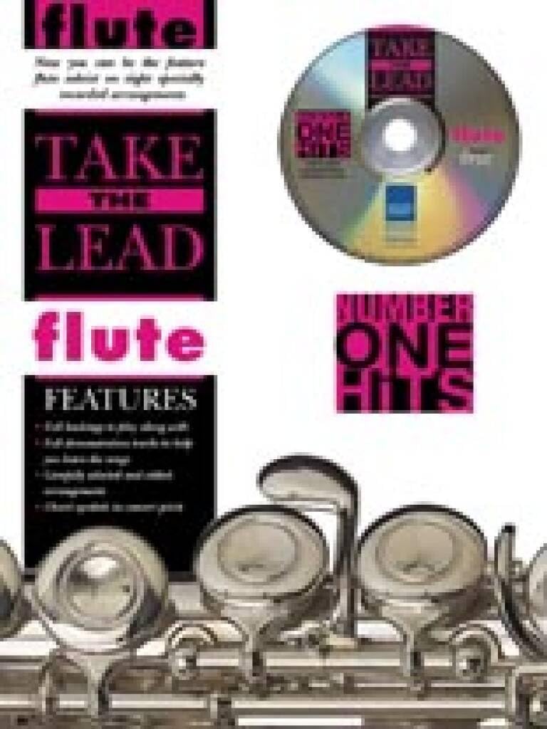 Couverture du livre « TAKE THE LEAD: NUMBER ONE HITS (FLUTE) +CD » de Auteurs Divers, librairie Les Contes Infusés à Corte