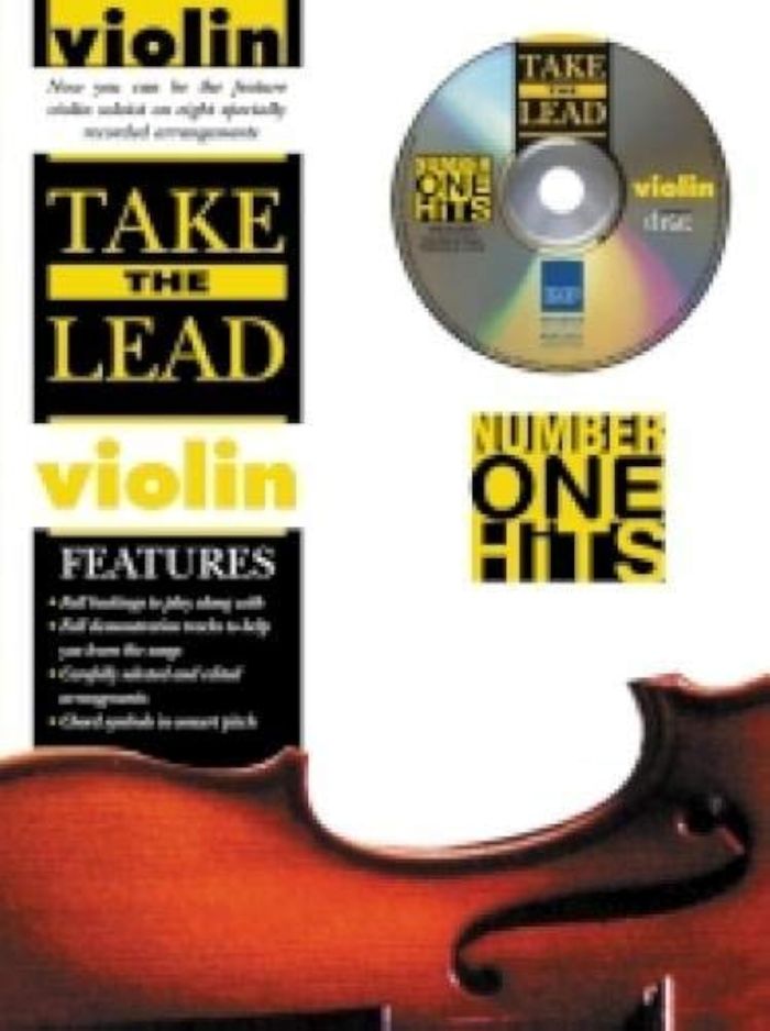 Couverture du livre « TAKE THE LEAD: NO. 1 HITS (VIOLIN) +CD » de Auteurs Divers, librairie Les Contes Infusés à Corte