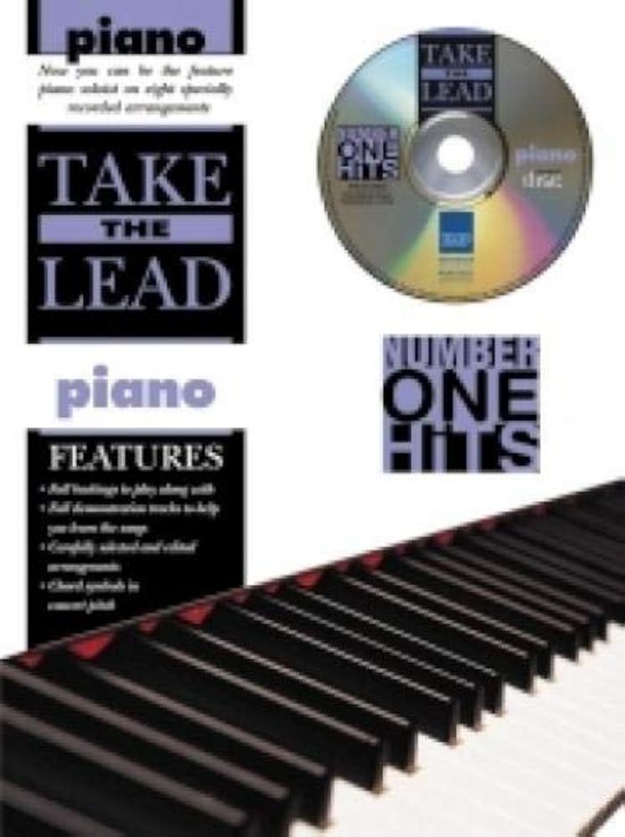 Couverture du livre « TAKE THE LEAD: NUMBER ONE HITS (PIANO) PIANO+CD » de Auteurs Divers, librairie Les Contes Infusés à Corte