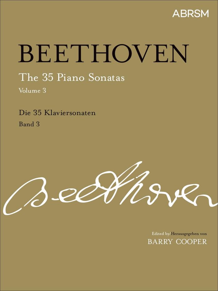 Couverture du livre « LUDWIG VAN BEETHOVEN: THE 35 PIANO SONATAS VOLUME 3 PIANO+CD » de Beethoven, Va Ludwig, librairie Les Contes Infusés à Corte