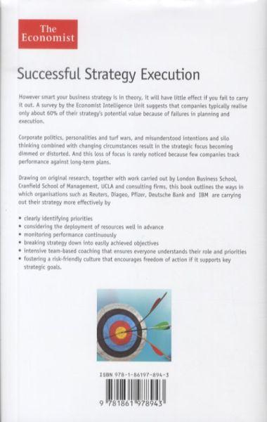 Quatrième de couverture de « SUCCESSFUL STRATEGY EXECUTION »