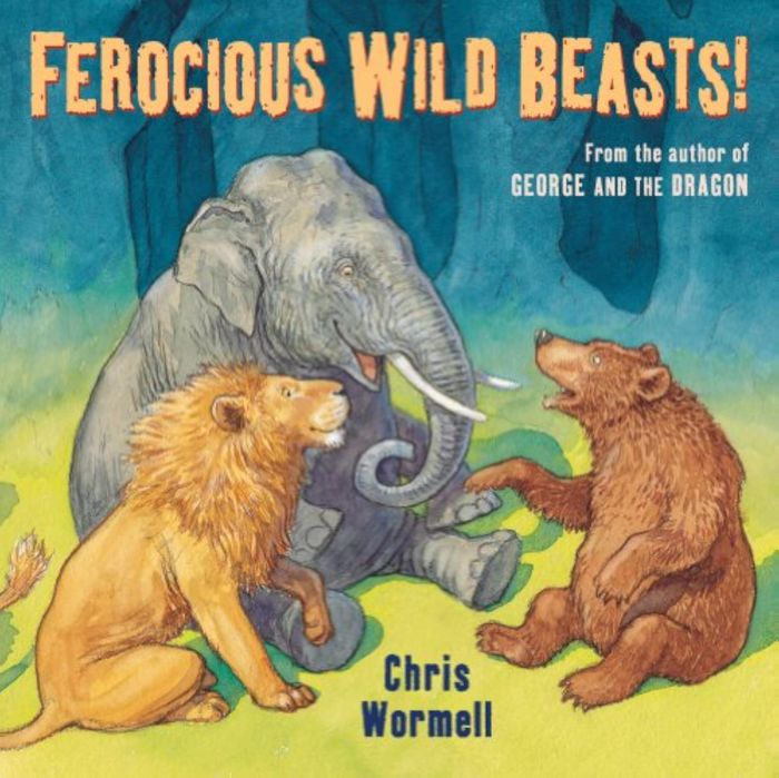 Couverture du livre « FEROCIOUS WILD BEASTS ! » de Wormell, Christopher, librairie Les Contes Infusés à Corte