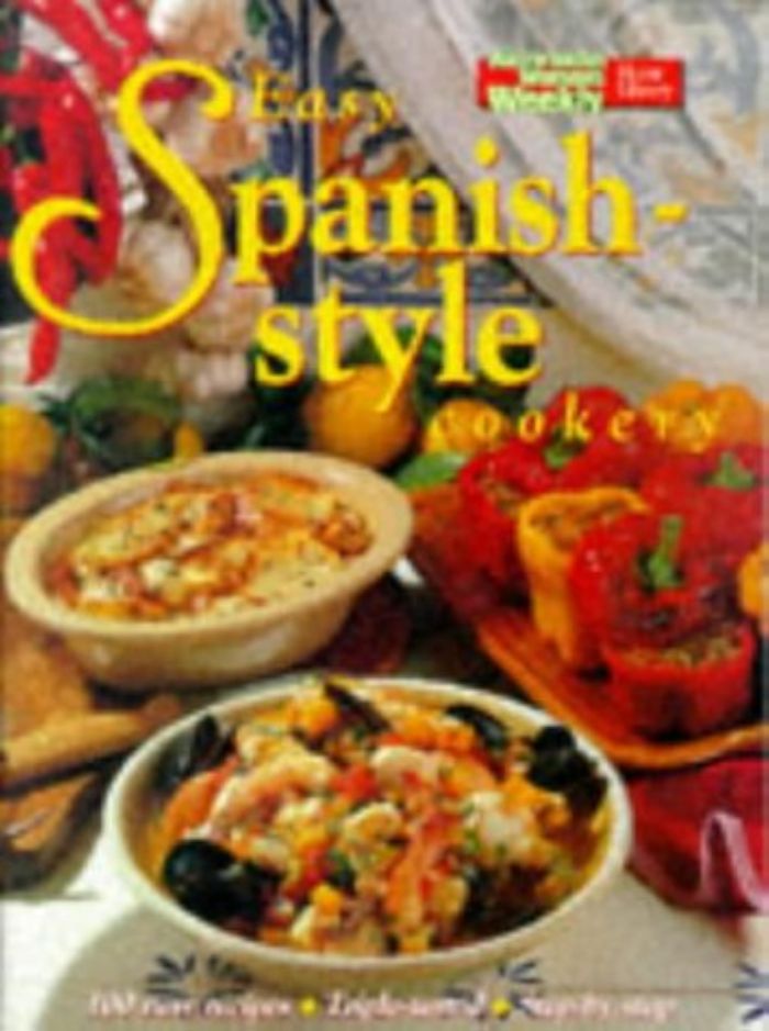 Couverture du livre « EASY SPANISH-STYLE COOKERY », librairie Les Contes Infusés à Corte
