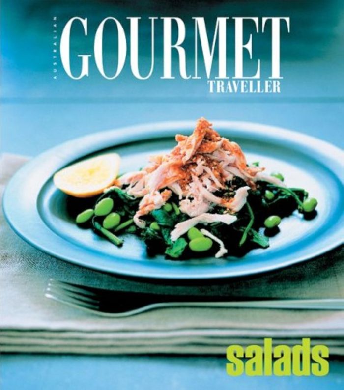 Couverture du livre « GOURMET TRAVELLER: MODERN SALADS » de Collectif, librairie Les Contes Infusés à Corte