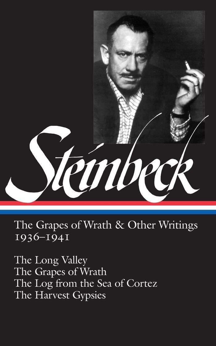Couverture du livre « LIBRARY OF AMERICA JOHN STEINBECK EDITION - JOHN STEINBECK: THE GRAPES OF WRATH & OTHER WRITINGS 193 » de John Steinbeck, librairie Les Contes Infusés à Corte