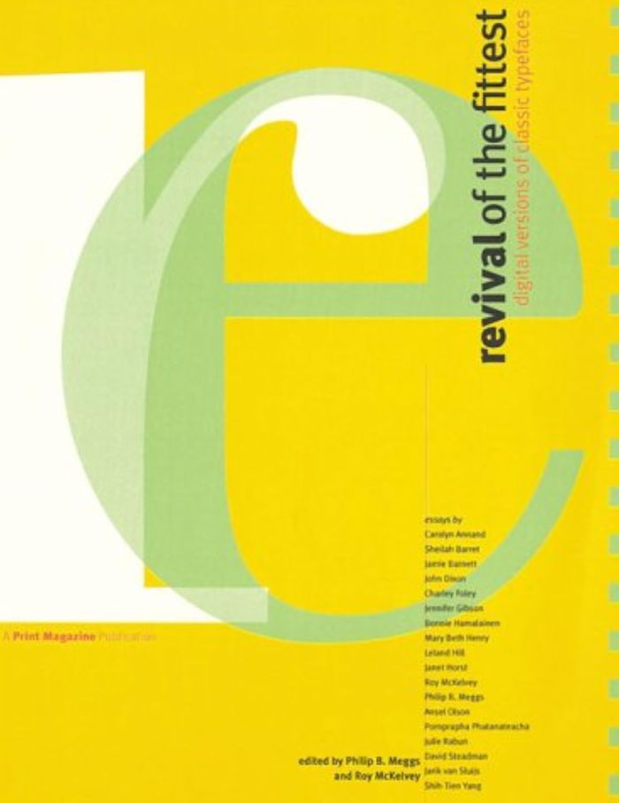 Couverture du livre « REVIVAL OF THE FITTEST: DIGITAL VERSIONS OF CLASSIC TYPEFACES /ANGLAIS » de Xxx, librairie Les Contes Infusés à Corte