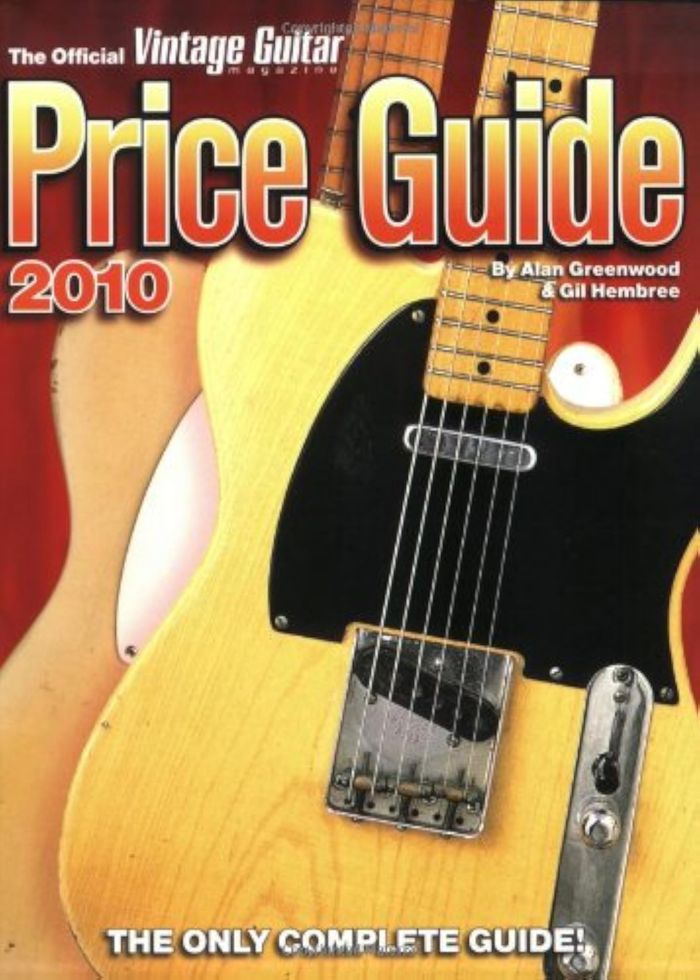 Couverture du livre « VINTAGE GUITAR PRICE GUIDE 2010 » de Alan Greenwood, Hem, librairie Les Contes Infusés à Corte
