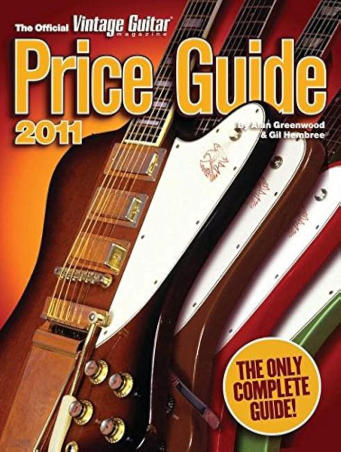 Couverture du livre « VINTAGE GUITAR PRICE GUIDE 2011 » de Alan Greenwood, Hem, librairie Les Contes Infusés à Corte
