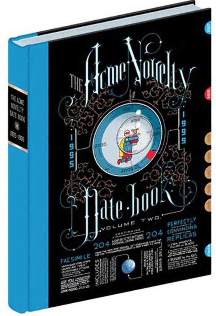 Couverture du livre « THE ACME NOVELTY LIBRARY - THE ACME NOVELTY DATEBOOK VOLUME TWO - V. 2 - 1995 - PRESENT » de Chris Ware, librairie Les Contes Infusés à Corte