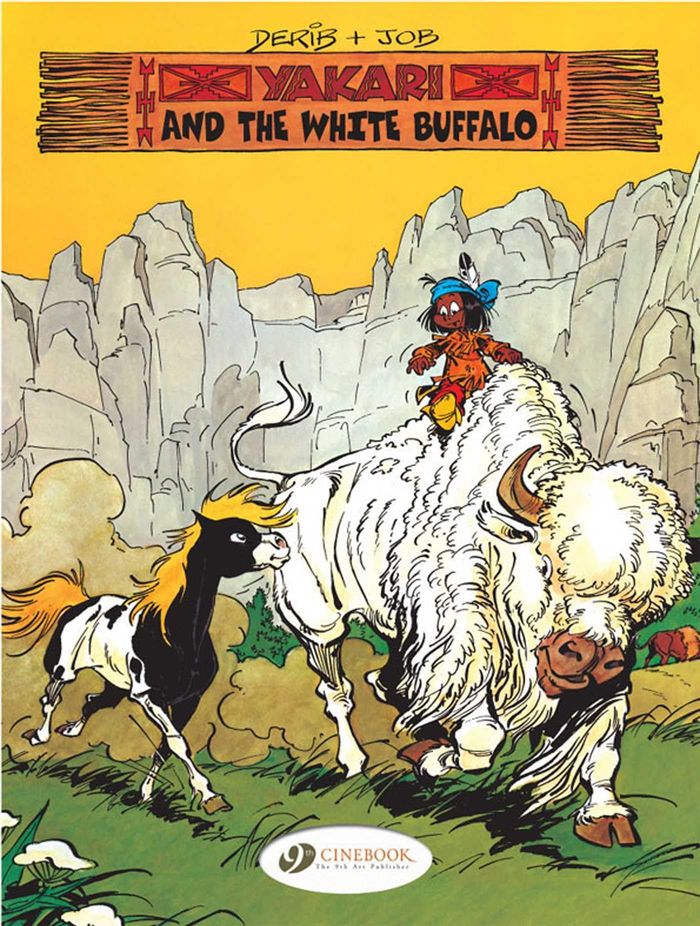 Couverture du livre « YAKARI - TOME 2 AND THE WHITE BUFFALO » de Derib/job, librairie Les Contes Infusés à Corte