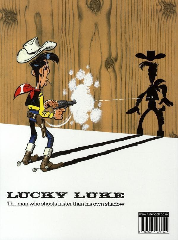 Quatrième de couverture de « LUCKY LUKE - TOME 4 JESSE JAMES »