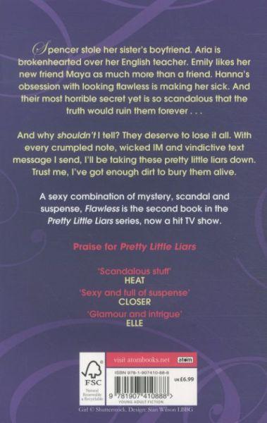 Quatrième de couverture de « FLAWLESS »