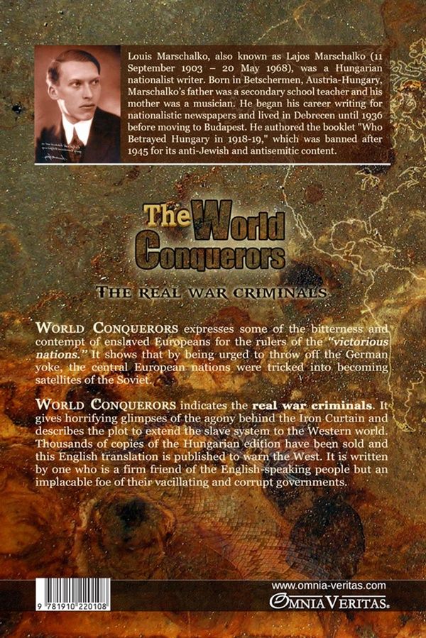 Quatrième de couverture de « THE WORLD CONQUERORS »