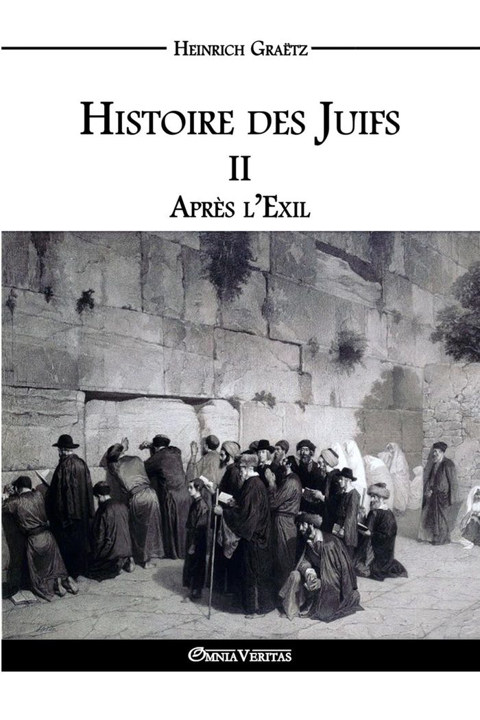 Couverture du livre « HISTOIRE DES JUIFS II - APRES L'EXIL », librairie Les Contes Infusés à Corte