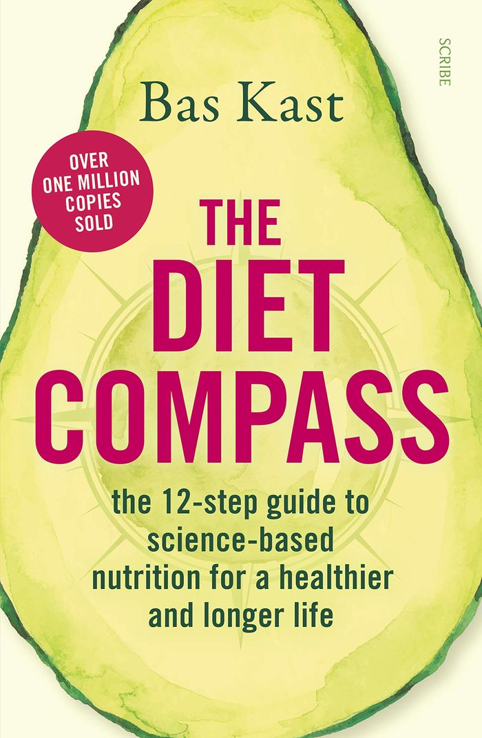 Couverture du livre « THE DIET COMPASS - THE 12-STEP GUIDE TO SCIENCE-BASED NUTRITION FOR A HEALTHIER AND LONGER LIFE » de Bas Kast, librairie Les Contes Infusés à Corte