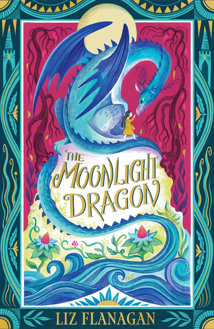 Couverture du livre « THE MOONLIGHT DRAGON » de Liz Flanagan, librairie Les Contes Infusés à Corte