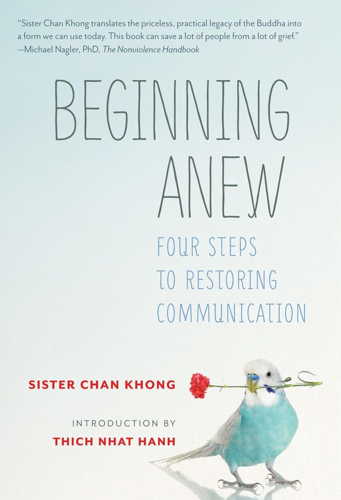 Couverture du livre « BEGINNING ANEW - FOUR STEPS TO RESTORING COMMUNICATION », librairie Les Contes Infusés à Corte