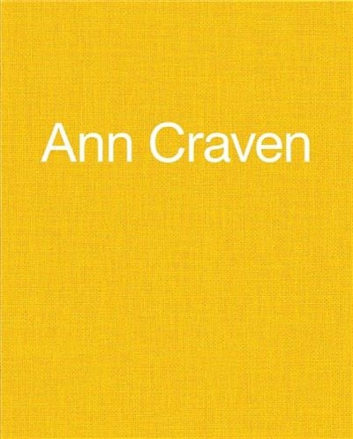 Couverture du livre « ANN CRAVEN /ANGLAIS » de Ann Craven, librairie Les Contes Infusés à Corte