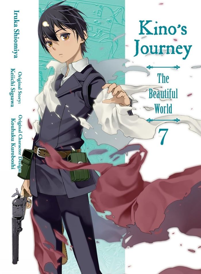 Couverture du livre « KINO'S JOURNEY: THE BEAUTIFUL WORLD VOL. 7 » de Sigsawa/shiomiya, librairie Les Contes Infusés à Corte
