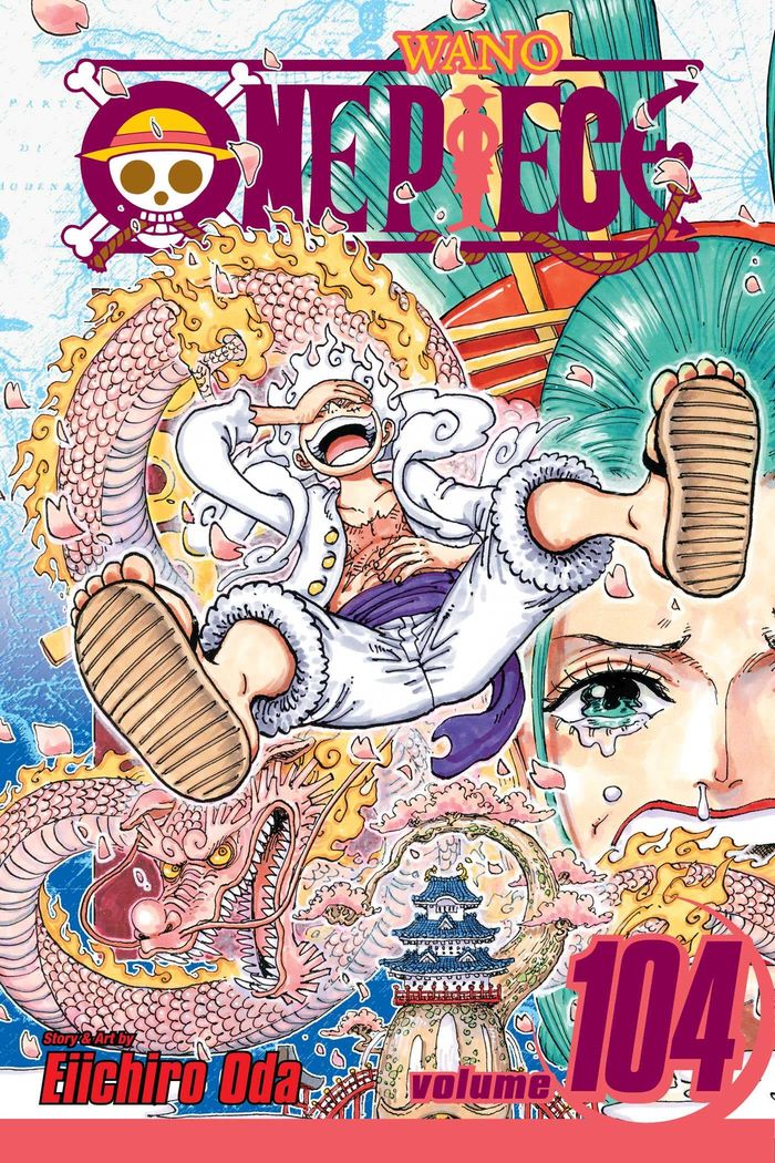 Couverture du livre « ONE PIECE, VOL. 104 » de Oda, Eiichiro, librairie Les Contes Infusés à Corte