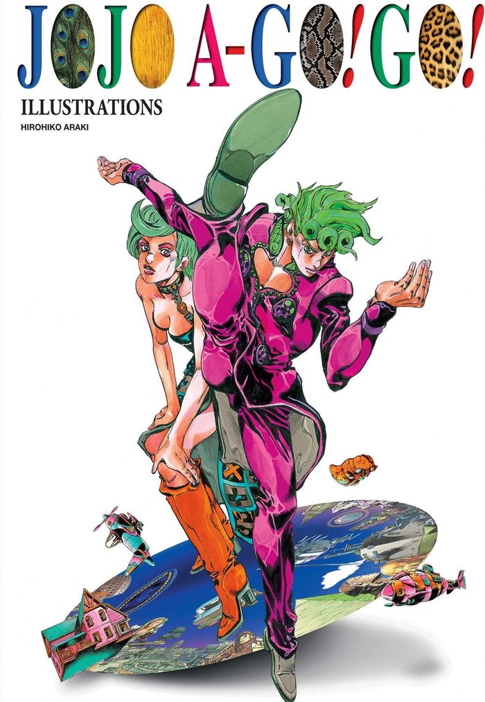 Couverture du livre « JOJO A-GO!GO! » de Araki, librairie Les Contes Infusés à Corte