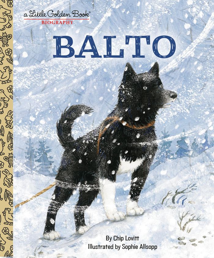 Couverture du livre « MY LITTLE GOLDEN BOOK ABOUT BALTO », librairie Les Contes Infusés à Corte