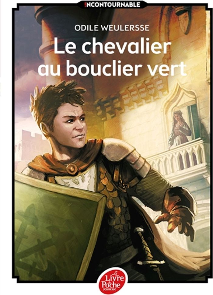 Couverture du livre « LE CHEVALIER AU BOUCLIER VERT » de Weulersse/beaujard, librairie Les Contes Infusés à Corte