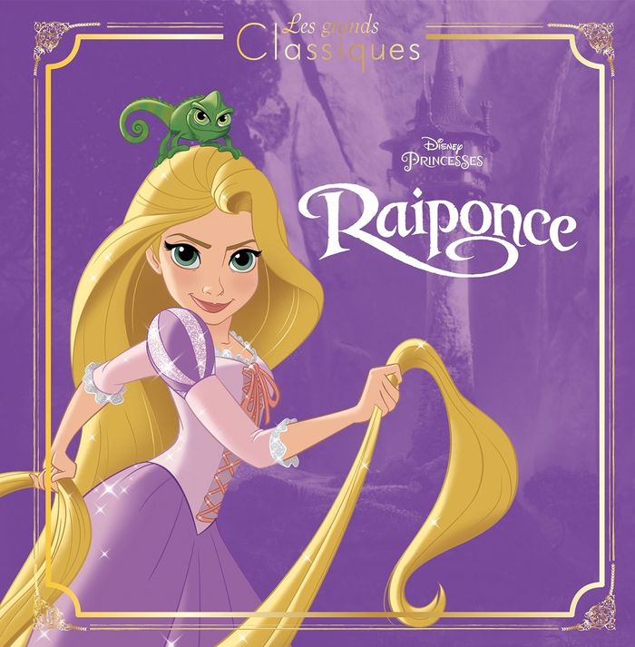 Couverture du livre « RAIPONCE - LES GRANDS CLASSIQUES - L'HISTOIRE DU FILM - DISNEY PRINCESSES » de Collectif, librairie Les Contes Infusés à Corte