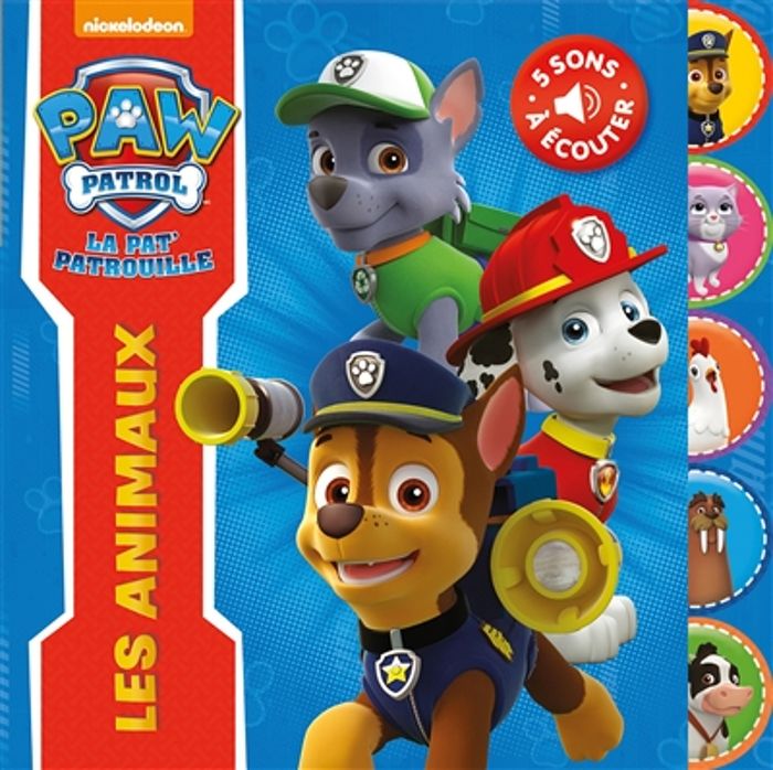 Couverture du livre « Les animaux » de Nickelodeon, librairie Les Contes Infusés à Corte