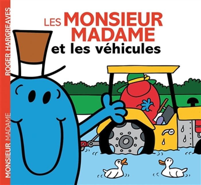 Couverture du livre « Les monsieur madame et les véhicules », librairie Les Contes Infusés à Corte