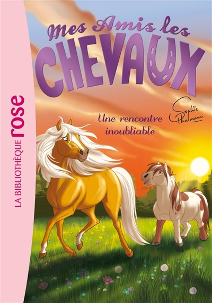 Couverture du livre « MES AMIS LES CHEVAUX - SOPHIE THALMANN - T06 - MES AMIS LES CHEVAUX 06 - UNE RENCONTRE INOUBLIABLE » de Livre/thalmann, librairie Les Contes Infusés à Corte