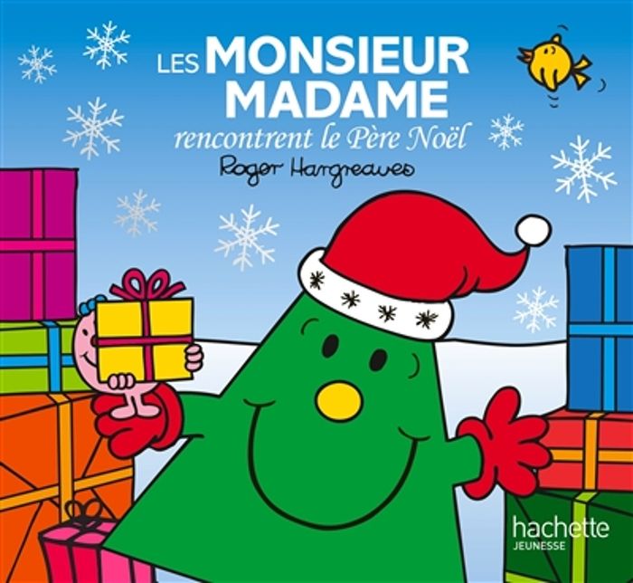 Couverture du livre « Les monsieur madame rencontrent le Père Noël » de Adam Hargreaves, librairie Les Contes Infusés à Corte