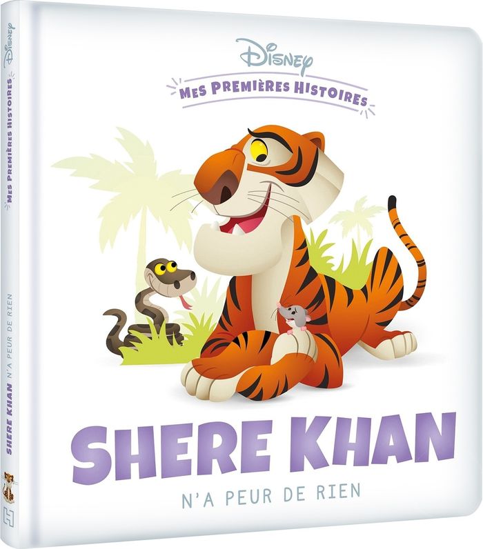 Couverture du livre « DISNEY - MES PREMIERES HISTOIRES - SHERE KHAN N'A PEUR DE RIEN », librairie Les Contes Infusés à Corte