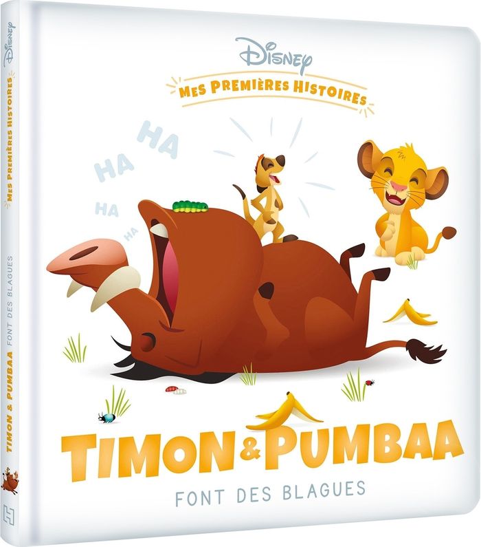 Couverture du livre « DISNEY - MES PREMIERES HISTOIRES - TIMON ET PUMBAA FONT DES BLAGUES » de Xxx, librairie Les Contes Infusés à Corte