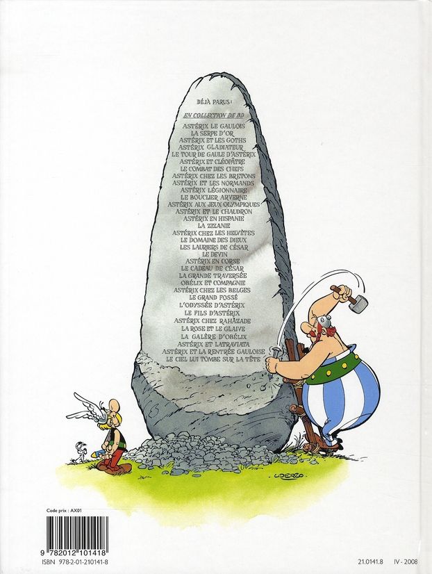 Quatrième de couverture de « ASTERIX - T09 - ASTERIX - ASTERIX ET LES NORMANDS - N 9 »