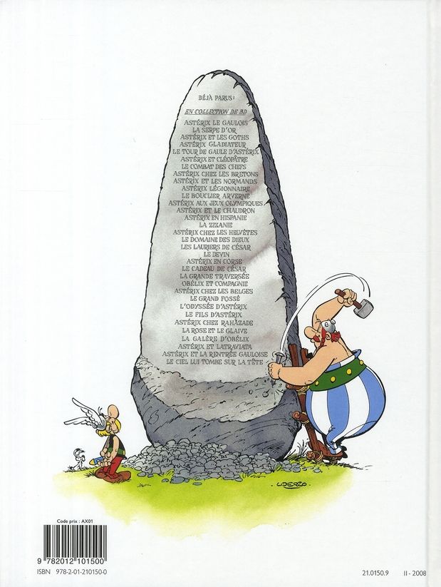 Quatrième de couverture de « ASTERIX - T18 - ASTERIX - LES LAURIERS DE CESAR - N 18 »