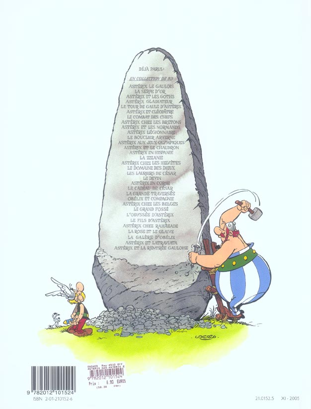 Quatrième de couverture de « ASTERIX - T20 - ASTERIX - ASTERIX EN CORSE - N 20 »