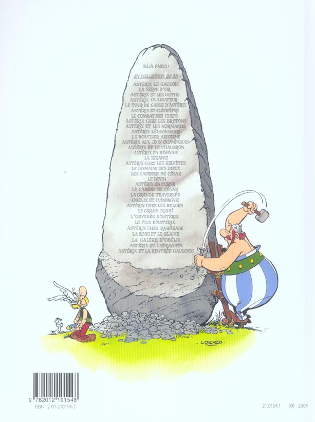 Quatrième de couverture de « ASTERIX - T22 - ASTERIX - LA GRANDE TRAVERSEE - N 22 »