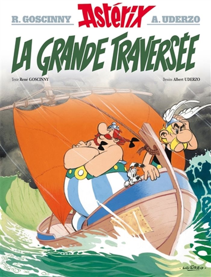 Couverture du livre « ASTERIX - T22 - ASTERIX - LA GRANDE TRAVERSEE - N 22 » de Goscinny/uderzo, librairie Les Contes Infusés à Corte