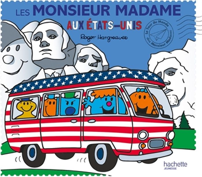 Couverture du livre « Les monsieur madame aux États-Unis », librairie Les Contes Infusés à Corte