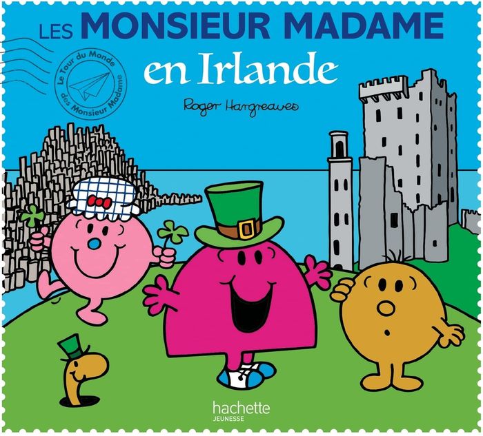 Couverture du livre « Les monsieur madame en Irlande » de Adam Hargreaves, librairie Les Contes Infusés à Corte