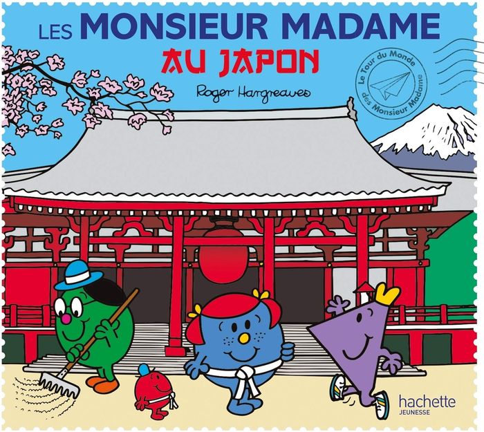 Couverture du livre « Les monsieur madame au Japon », librairie Les Contes Infusés à Corte
